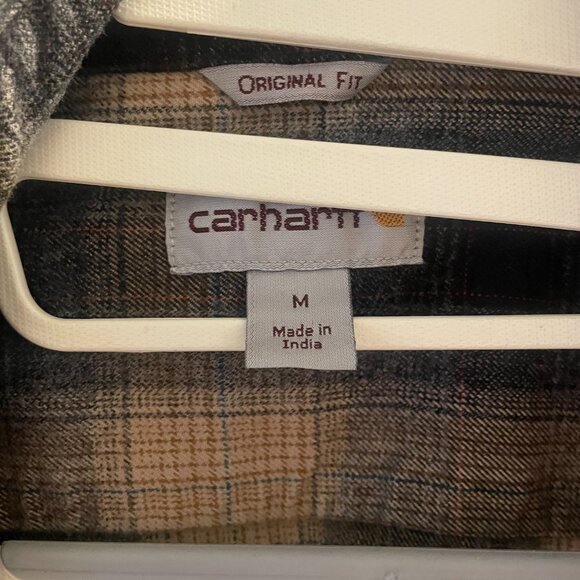 Carhartt Original Fit Plaid Flannel Shirt - Picture 3 of 4